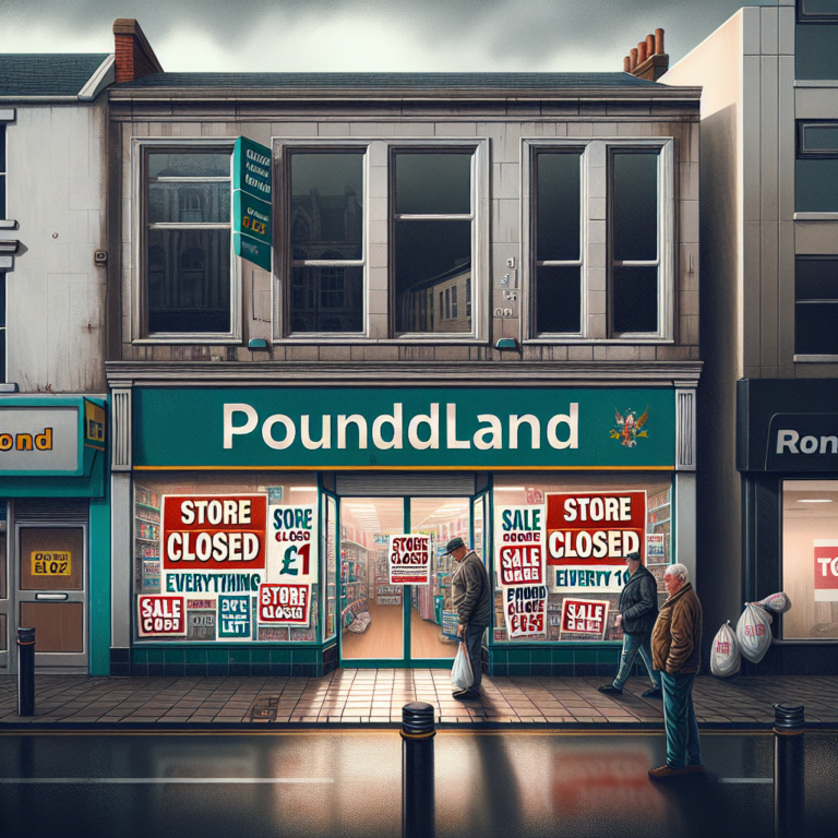 Poundland Closes 149 Stores, Cuts Jobs to Refocus on £1 Items
